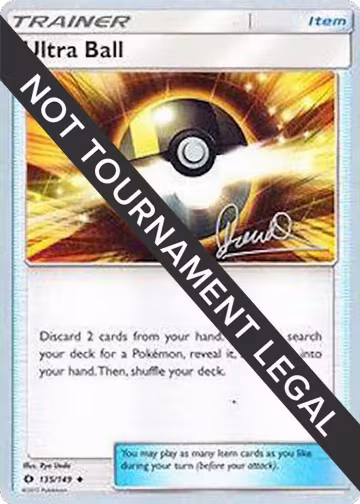 Ultra Ball - 2017 (Diego Cassiraga) (135/124), World Championship Decks — Pokémon card price