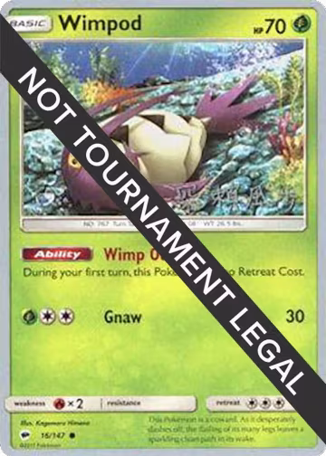Wimpod - 2017 (Kabu Fukase) (16/147), World Championship Decks — Pokémon card price