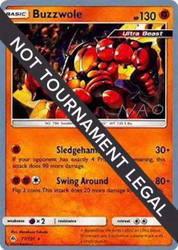 Buzzwole - 2018 (Naohito Inoue) (77/131), World Championship Decks — Pokémon card price