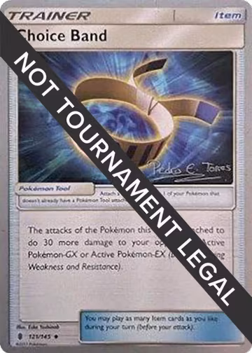 Choice Band - 2018 (Pedro Eugenio Torres) (121/145), World Championship Decks — Pokémon card price