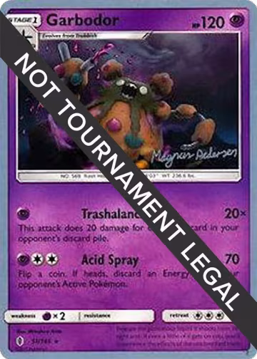 Garbodor (51) - 2018 (Magnus Pedersen) (51/145), World Championship Decks — Pokémon card price