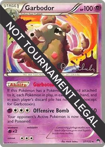 Garbodor (57) - 2018 (Robin Schulz) (57/122), World Championship Decks — Pokémon card price