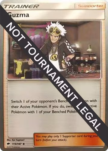 Guzma - 2018 (Pedro Eugenio Torres) (115/147), World Championship Decks — Pokémon card price