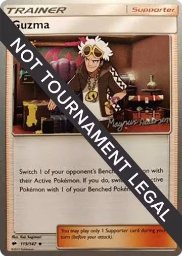 Guzma - 2018 (Magnus Pedersen) (115/147), World Championship Decks — Pokémon card price