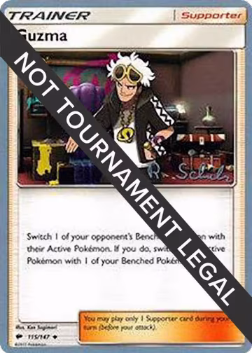Guzma - 2018 (Robin Schulz) (115/147), World Championship Decks — Pokémon card price
