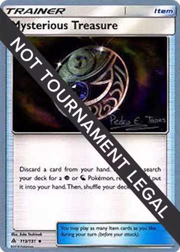 Mysterious Treasure - 2018 (Pedro Eugenio Torres) (113/131), World Championship Decks — Pokémon card price