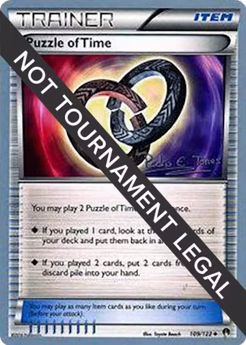 Puzzle of Time - 2018 (Pedro Eugenio Torres) (109/122), World Championship Decks — Pokémon card price