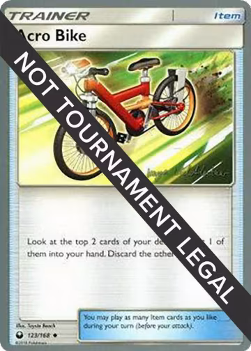 Acro Bike - 2019 (Kaya Lichtleitner) (123/168), World Championship Decks — Pokémon card price