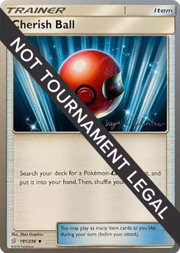 Cherish Ball - 2019 (Kaya Lichtleitner) (191/236), World Championship Decks — Pokémon card price