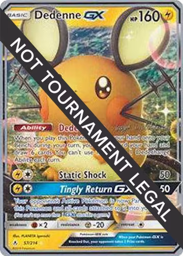 Dedenne GX - 2019 (Kaya Lichtleitner) (57/214), World Championship Decks — Pokémon card price