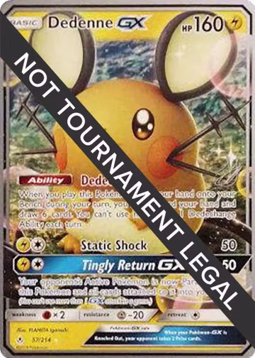 Dedenne GX - 2019 (Henry Brand) (57/214), World Championship Decks — Pokémon card price