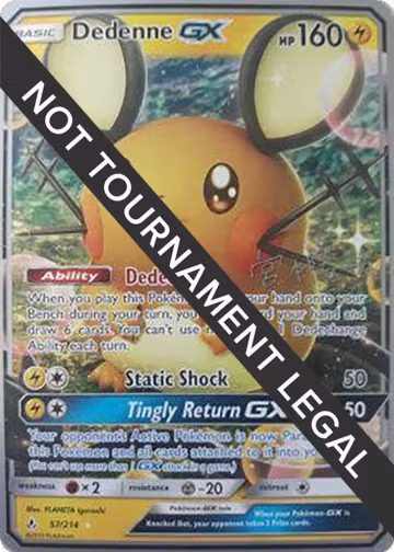 Dedenne GX - 2019 (Haruki Miyamoto) (57/214), World Championship Decks — Pokémon card price