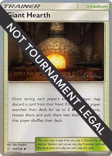 Giant Hearth - 2019 (Kaya Lichtleitner) (197/236), World Championship Decks — Pokémon card price