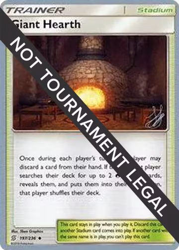Giant Hearth - 2019 (Henry Brand) (197/236), World Championship Decks — Pokémon card price