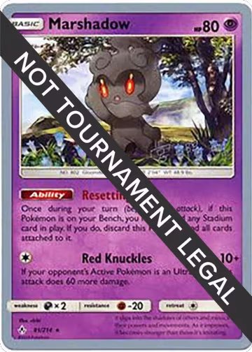 Marshadow - 2019 (Haruki Miyamoto) (81/214), World Championship Decks — Pokémon card price