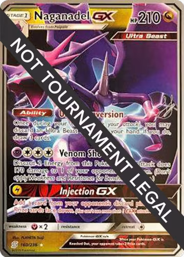 Naganadel GX - 2019 (Henry Brand) (160/236), World Championship Decks — Pokémon card price