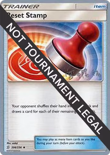 Reset Stamp - 2019 (Haruki Miyamoto) (206/236), World Championship Decks — Pokémon card price