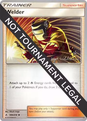 Welder - 2019 (Kaya Lichtleitner) (189/214), World Championship Decks — Pokémon card price