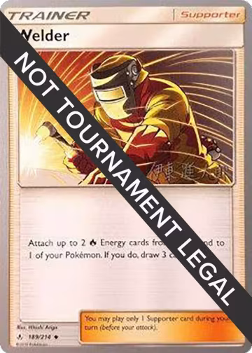 Welder - 2019 (Shintaro Ito) (189/214), World Championship Decks — Pokémon card price