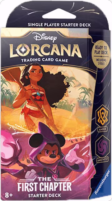 Disney Lorcana: The First Chapter Starter Deck (Amber & Amethyst), The First Chapter — Lorcana sealed product price