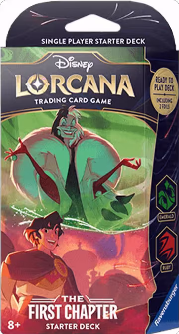 Disney Lorcana: The First Chapter Starter Deck (Emerald & Ruby), The First Chapter — Lorcana sealed product price