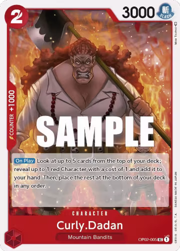 Curly.Dadan (OP02-005), Paramount War — One Piece card price