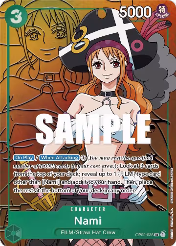 Nami (Alternate Art) (OP02-036), Paramount War — One Piece card price