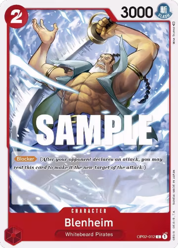 Blenheim (OP02-012), Paramount War — One Piece card price