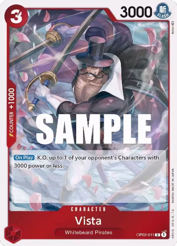 Vista (OP02-011), Paramount War — One Piece card price