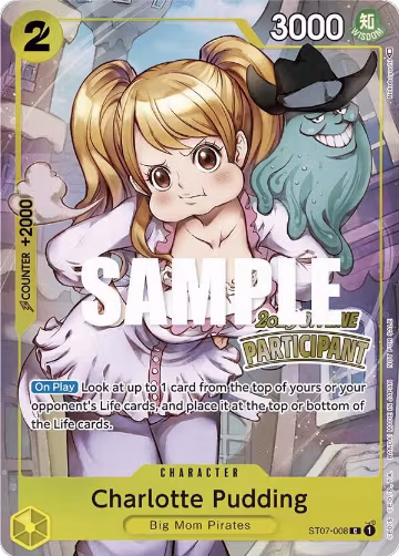 Charlotte Pudding (Offline Regional 2023) [Participant] (ST07-008), One Piece Promotion Cards — One Piece card price