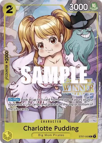 Charlotte Pudding (Offline Regional 2023) [Winner] (ST07-008), One Piece Promotion Cards — One Piece card price
