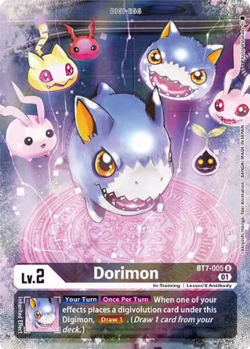Dorimon (Alternate Art) (BT7-005 U), Dimensional Phase — Digimon card price
