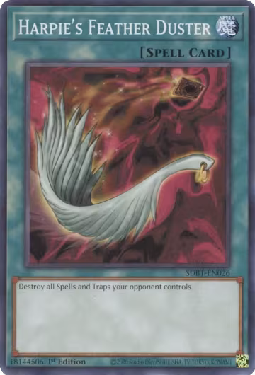 Harpie's Feather Duster (SDBT-EN026), Structure Deck: Beware of Traptrix — Yu-Gi-Oh! card price