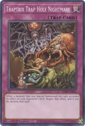 Traptrix Trap Hole Nightmare (SDBT-EN031), Structure Deck: Beware of Traptrix — Yu-Gi-Oh! card price