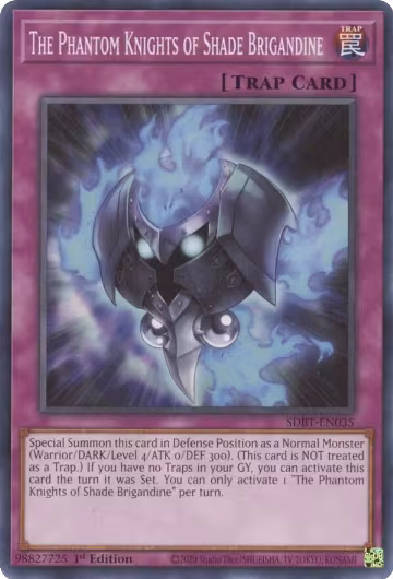 The Phantom Knights of Shade Brigandine (SDBT-EN035), Structure Deck: Beware of Traptrix — Yu-Gi-Oh! card price