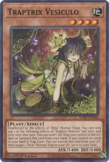 Traptrix Vesiculo (SDBT-EN008), Structure Deck: Beware of Traptrix — Yu-Gi-Oh! card price