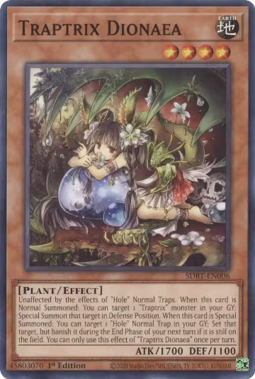 Traptrix Dionaea (SDBT-EN006), Structure Deck: Beware of Traptrix — Yu-Gi-Oh! card price