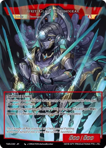 Summon the Charger of War! // Ifrit Glass Chronogear (TWS-032 JR), The War of the Suns — Force of Will card price