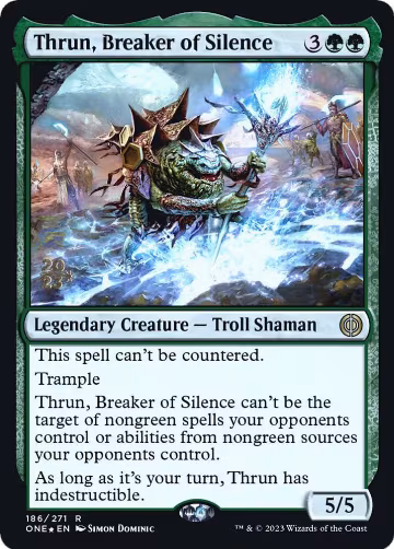 Thrun, Breaker of Silence (186), Prerelease Cards — Magic card price