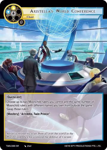 Aristella's World Conference (TWS-086 SR), The War of the Suns — Force of Will card price