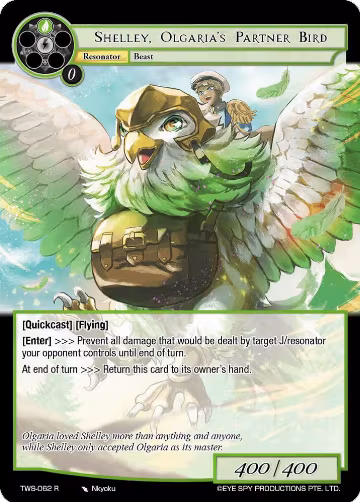 Shelley, Olgaria's Partner Bird (TWS-062 R), The War of the Suns — Force of Will card price