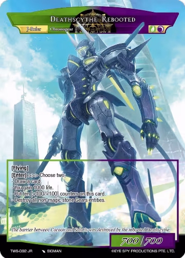 Repairing the Deathscythe // Deathscythe Rebooted (TWS-092 JR), The War of the Suns — Force of Will card price