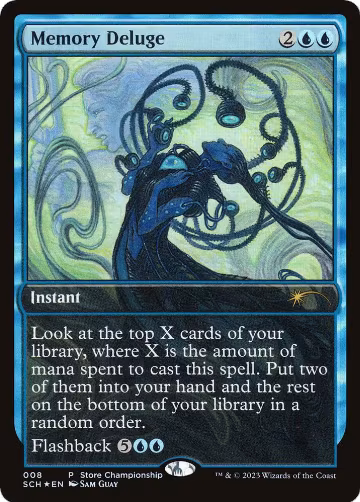 Memory Deluge (8), Game Day & Store Championship Promos — Magic card price