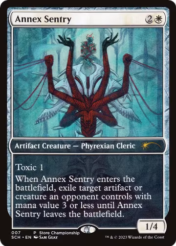 Annex Sentry (7), Game Day & Store Championship Promos — Magic card price