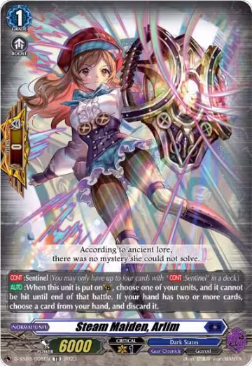 Steam Maiden, Arlim (D-SS02/008EN), D-SS03: Stride Deckset -Chronojet- — Vanguard card price