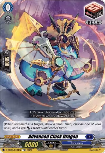 Advanced Clock Dragon (D-SS03/014EN), D-SS03: Stride Deckset -Chronojet- — Vanguard card price