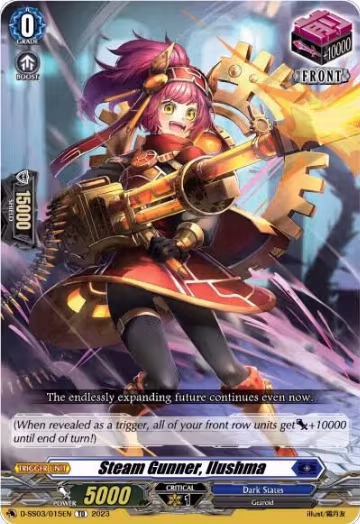 Steam Gunner, Ilushma (D-SS03/015EN), D-SS03: Stride Deckset -Chronojet- — Vanguard card price