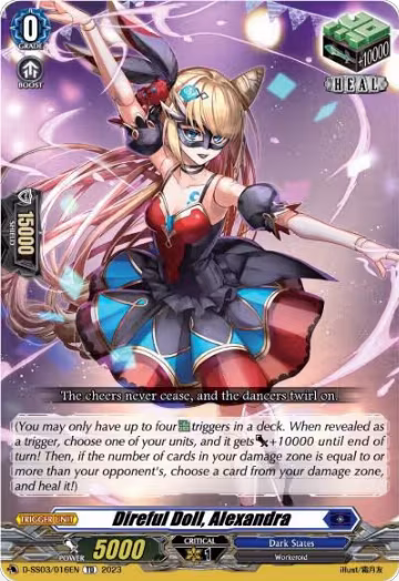 Direful Doll, Alexandra (D-SS03/016EN), D-SS03: Stride Deckset -Chronojet- — Vanguard card price