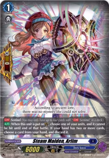 Steam Maiden, Arlim (TDR) (D-SS02/008EN-R) — card price