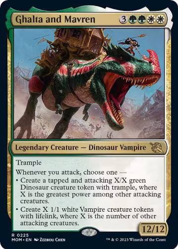 Ghalta and Mavren (225), March of the Machine — Magic card price